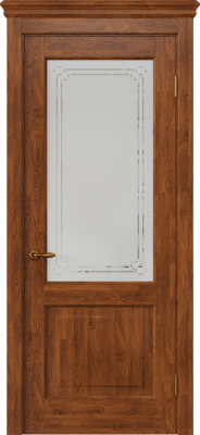 Solid classic, Массив дуба, Янтарь, Сатинат белое с гравировкой