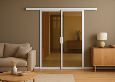 Уно белый профиль бронза стекло