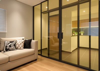 Уно черный профиль бронза стекло