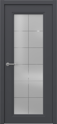 Экошпон, Софт графит, Сатинат белое